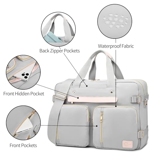 Messenger Bag for Women,Laptop Backpack Fits 17.3 Inch Laptop Bag Hand ...